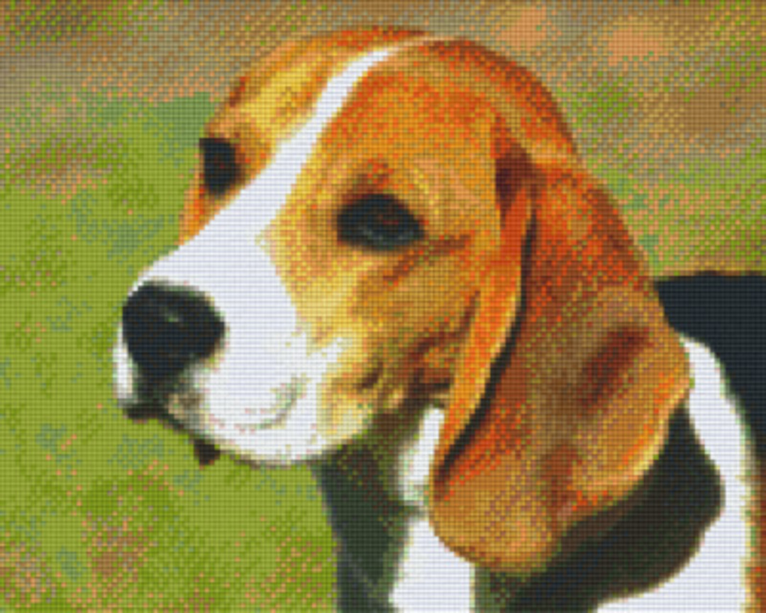 Beagle Nine [9] Baseplate PixelHobby Mini-mosaic Art Kit image 0